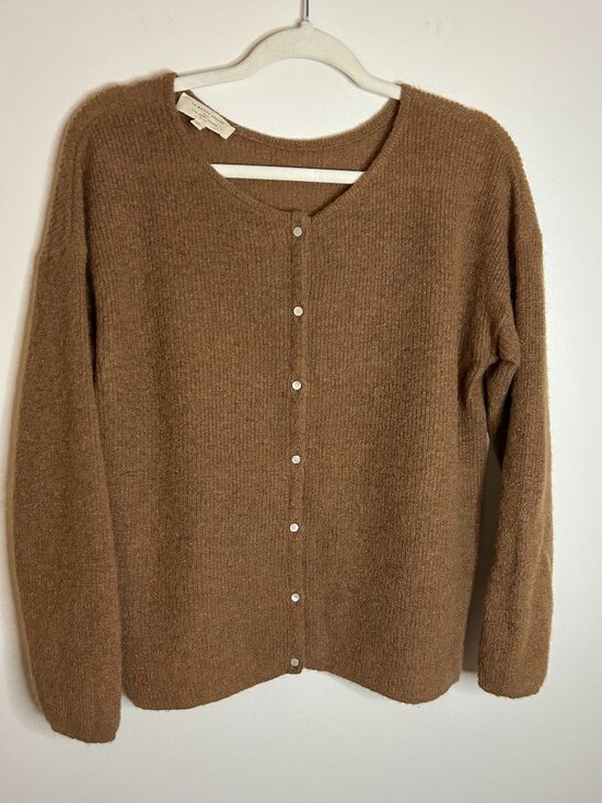 Sezane Sweaters - Sezane Cardigan Sweater in Brown Size M